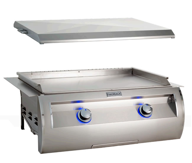 Fire Magic E660i-0T4N Echelon Diamond 30 Built-in Natural GAS Griddle with Stainless Steel Cover