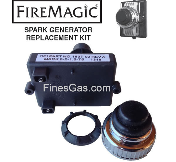 2 Lead Electronic Gas Grill Ignitor Generator Replacement Fire Magic AOG 3199-47 