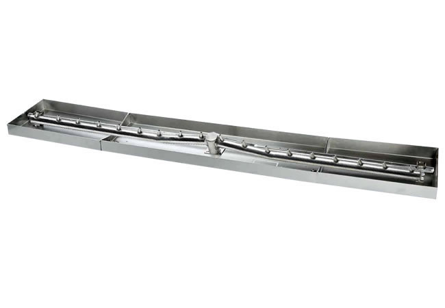 Linear Gas Fire Pit 96 Inch, Gas Fire Pit Burner Pan