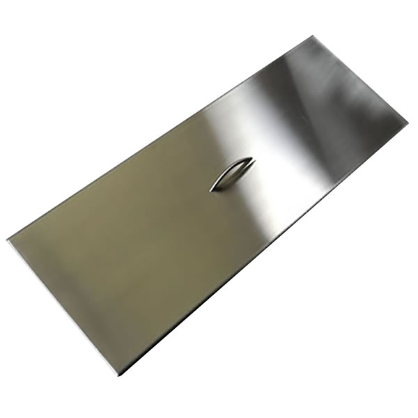 Rectangle Stainless Steel Fire Pit Covers Fine's Gas