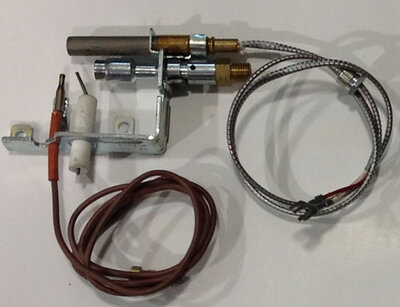 Millivolt Natural Gas Log Pilot Light Assembly