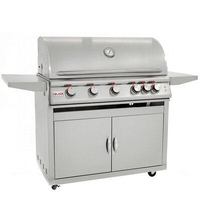 Blaze 40" LTE Portable Cart Grill With Lights