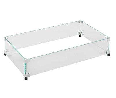 Rectangle Fire Pit Wind Guards