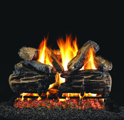 Real Fyre 36" Charred Split Oak Log Set