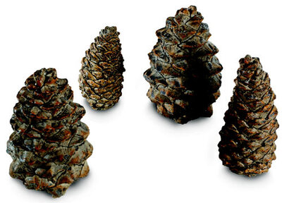 Assorted Pine Cone Kit For Gas Fireplaces