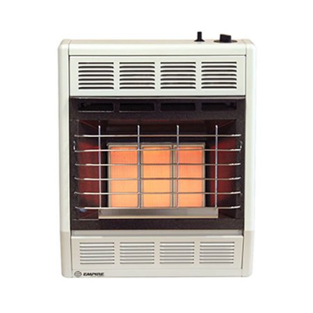 Empire Vent Free Infrared Gas Space Heater 18,000 BTU Manual Control