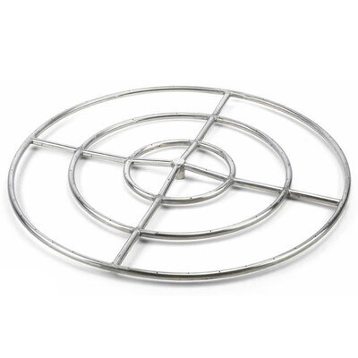 48 Inch High Capacity Stainless Steel Gas Fire Pit Ring