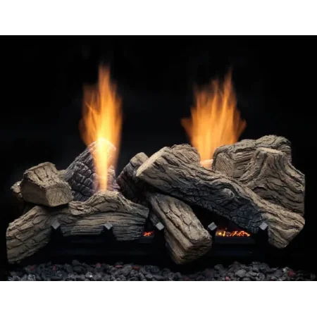 Monessen See-Thru Natural Blaze Vent-Free Gas Log Set