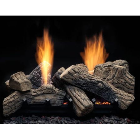 Monessen See-Thru Natural Blaze Vent-Free Gas Log Set