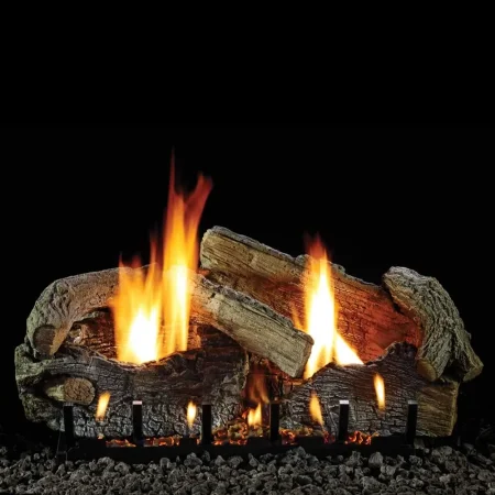 Empire Aged Oak 18-Inch Electronic Ignition Vent Free Gas Logs