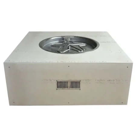 45 Inch Square Pre-Fab Gas Fire Pit With Surround