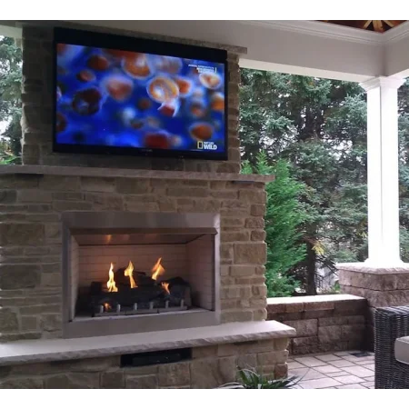 42-Inch Outdoor Gas Fireplace System