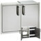 Fire Magic Premium 21" x 30" Double Door With Drawers & Trash Tray