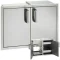 Fire Magic Premium 21" x 30" Double Door With Drawers & Trash Tray