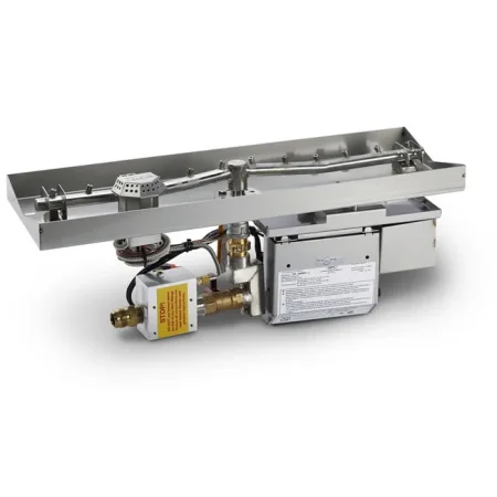 Linear Interlink Fire Pit With Electronic Ignition