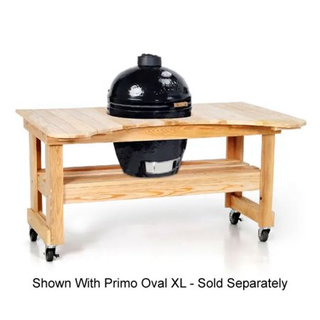 Cypress Table For Primo Oval XL Grill