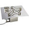 30 Inch Square Gas Fire Pit Kit with Electronic Ignition 200,000 BTU