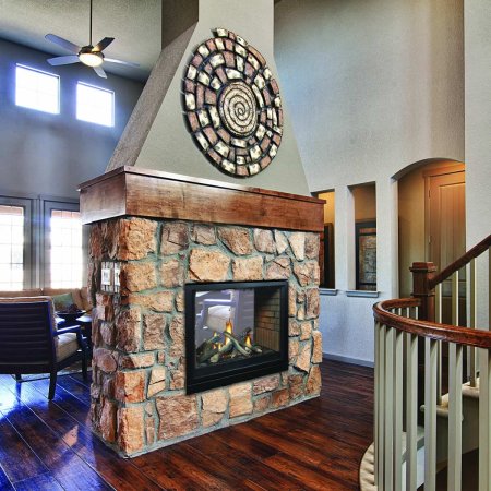 Tahoe Premium See-Through Clean Face Direct Vent Fireplace