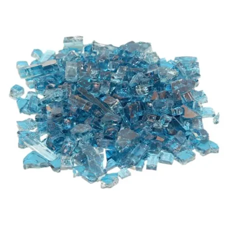 Caribbean Blue Fire Glass