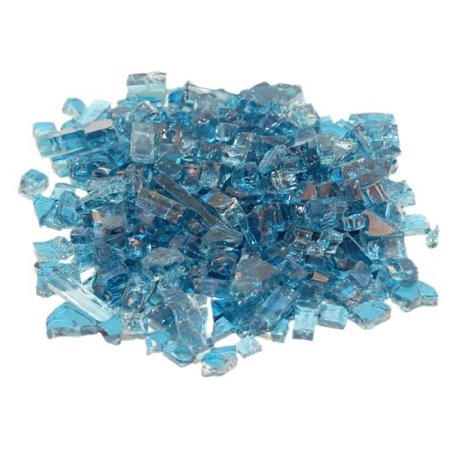 Caribbean Blue Fire Glass
