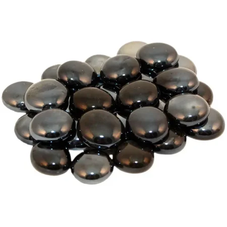 Black Pearl Glass Fire Gems