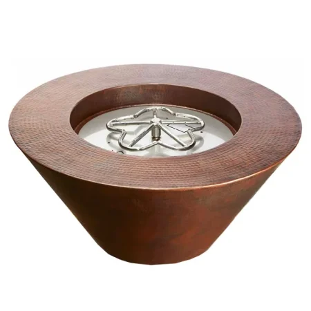 Round Gas Fire Pit Table With Electronic Ignition