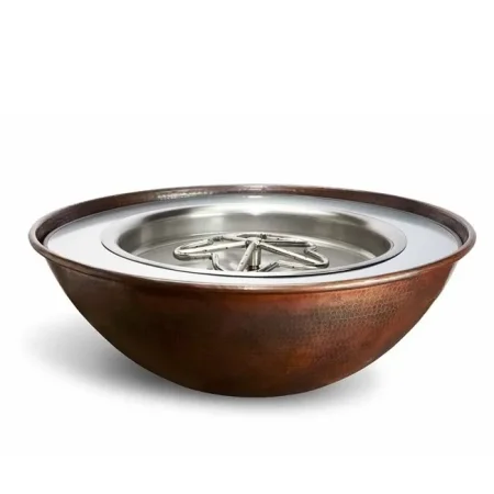 Bowl Style Gas Fire Pit With Match Lit Ignition