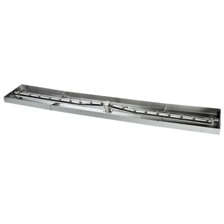 Linear Interlink Fire Pit Burner And Pan System