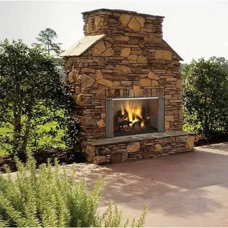 42-Inch Villawood Outdoor Wood Burning Fireplace