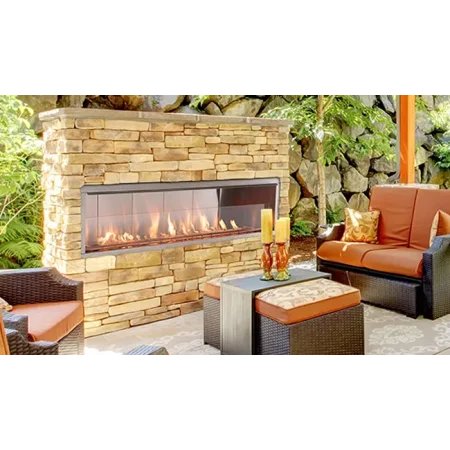 Superior 60-Inch Outdoor Linear Fireplace