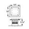 Direct Vent Insert Vent Kit With Square Termination