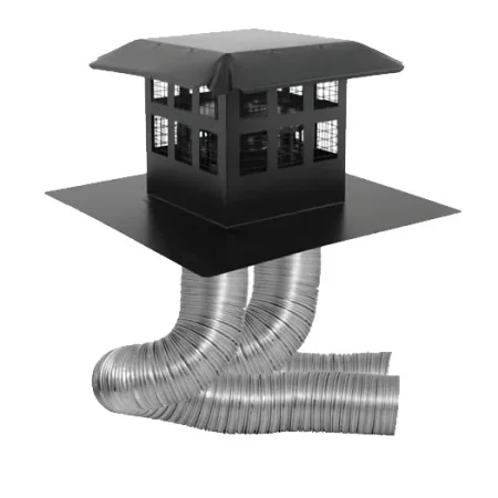 Direct Vent Insert Vent Kit With Square Termination