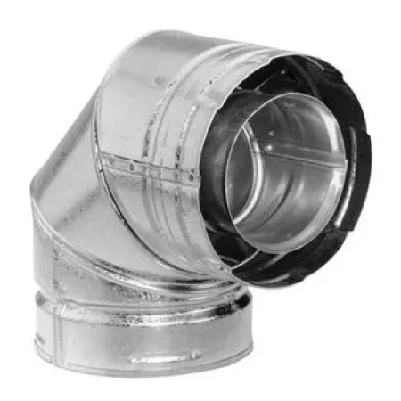 90 Degree Elbow For 4" X 6-5/8" Direct Vent Pipe