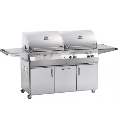 Fire Magic Aurora A830s Dual Fuel Portable Charcoal & Gas Grill Combo