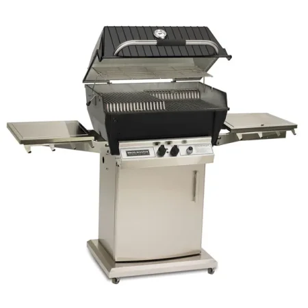 Broilmaster Premium P3X Grill With Storage Cart & Shelves