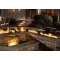 48 Inch Trough Style Linear Fire Pit With Electronic Ignition