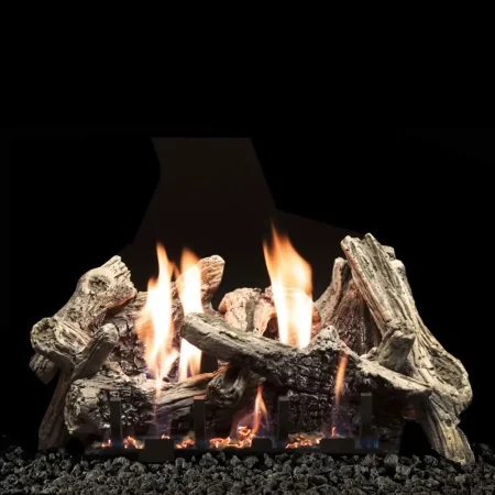 Empire Driftwood 18-Inch Electronic Ignition Vent Free Gas Logs