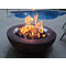 Round Match Lit Gas Fire Pit Kits