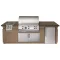 Fire Magic Aurora Grill & Outdoor Kitchen Island Package