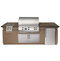 Fire Magic Aurora Grill & Outdoor Kitchen Island Package