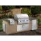 Fire Magic Echelon Outdoor Kitchen Island Package With Refrigerator