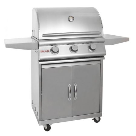 Blaze 25" Portable Grill With 3 Burners