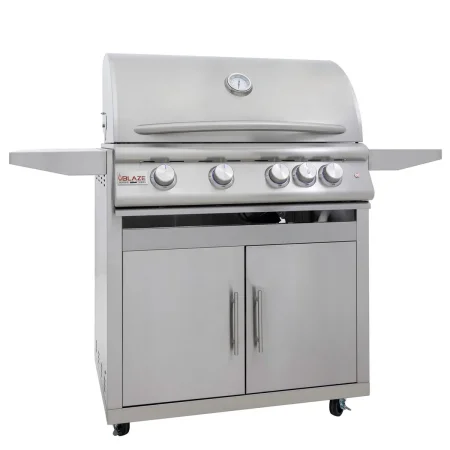 Blaze 32-Inch Marine Grade LTE+ Portable Cart Grill With Lights