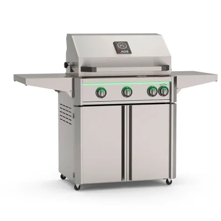 American Outdoor Grill 30-Inch Portable With Rotisserie & Lights