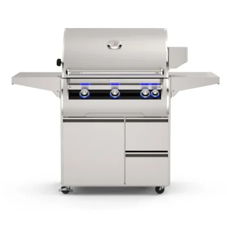 Fire Magic E660 Echelon Portable Grill With Rotisserie & Analog Thermometer