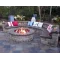 30 Inch Round Gas Fire Pit with Electronic Ignition 200,000 BTU