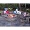 42 Inch Round Gas Fire Pit with Electronic Ignition 400,000 BTU