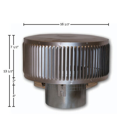 Chimney Cap For 8DM Series Vent Pipe
