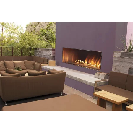 Carol Rose 48-Inch Outdoor Linear Fireplace