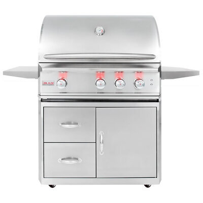 Blaze 34" Professional Portable Cart Grill